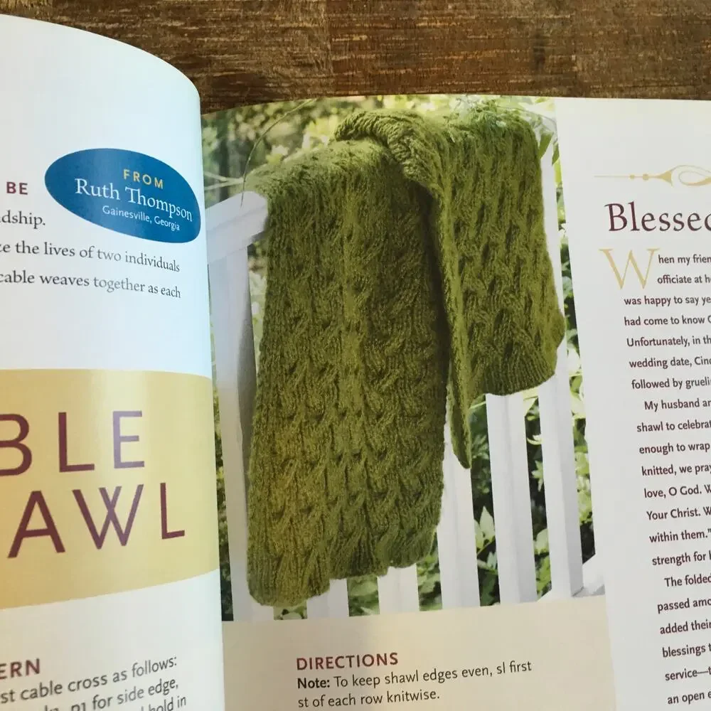 Prayer Shawl Companion: 38 Knit Designs Hardcover Book Patterns Wrap Stole Warm